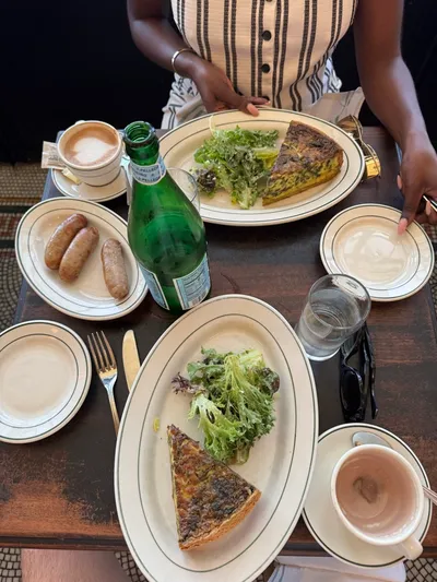 Quiche Florentine at Pastis